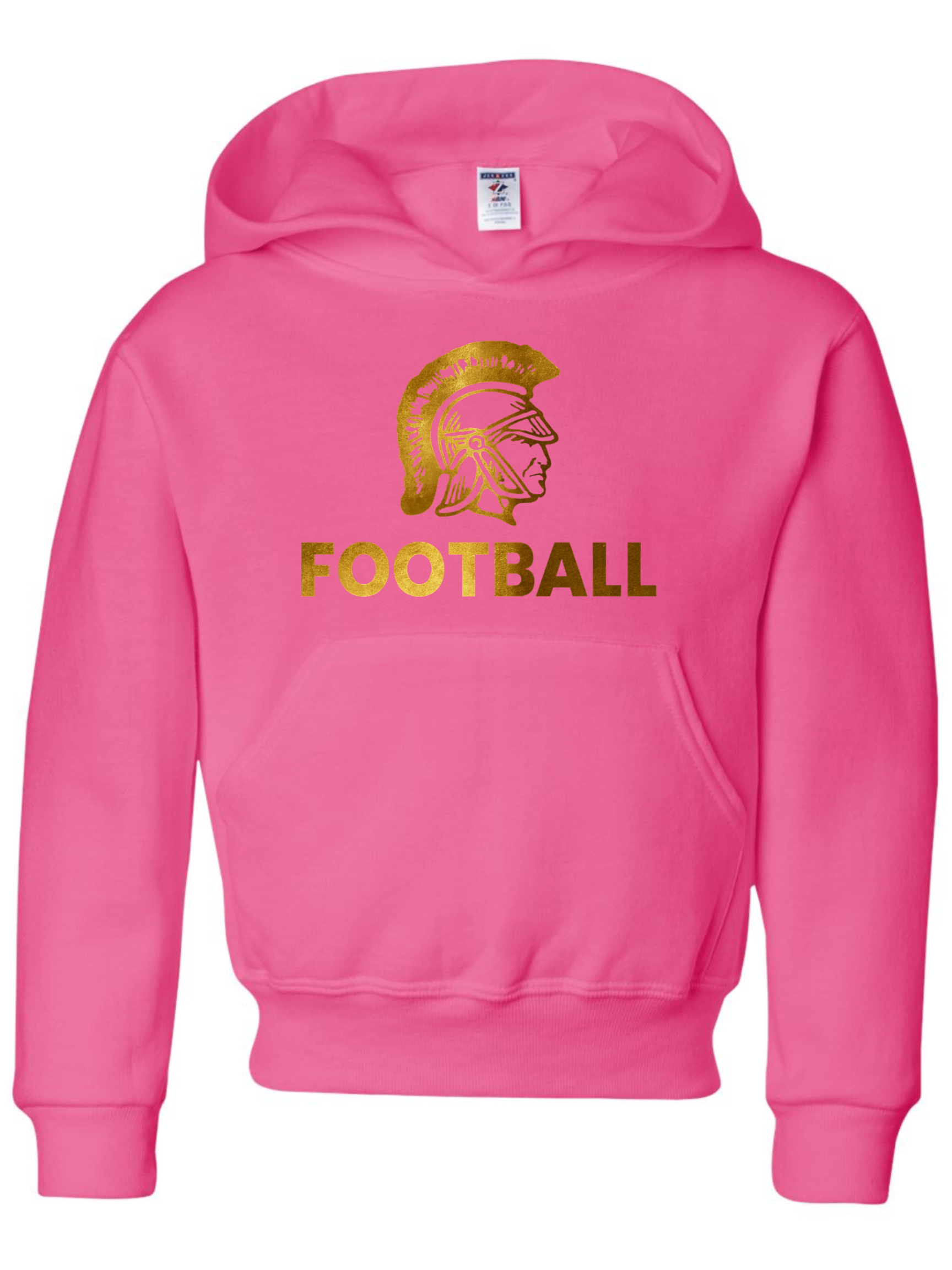 Youth Trojan Football Hooded Sweatshirt