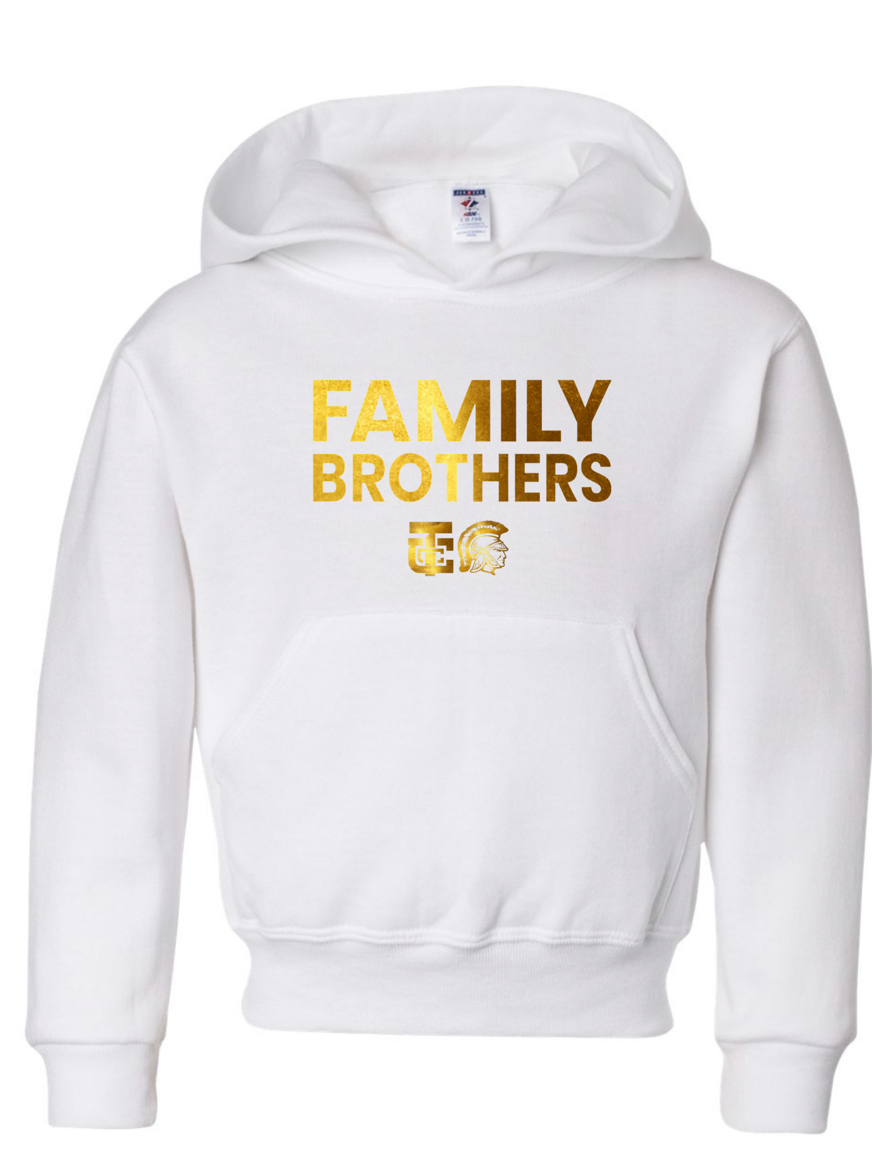 Youth Family Brothers Hoodie - White