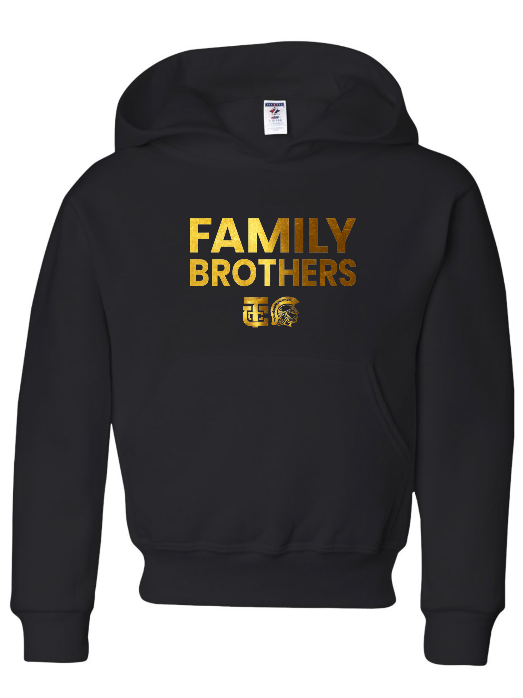 Youth Family Brothers Hoodie - Black