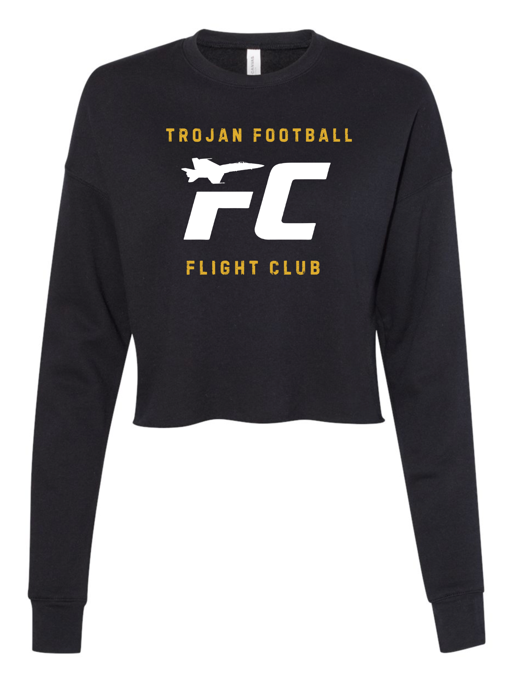 Women's Crop Top Flight Club Sweatshirt