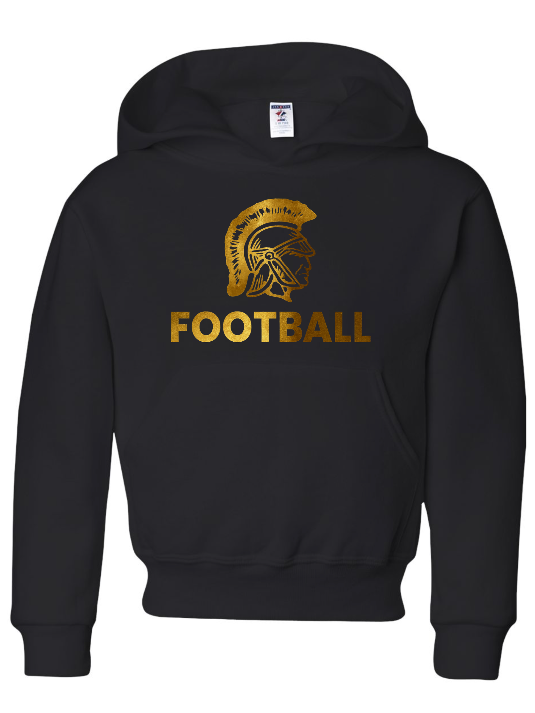 Youth Trojan Football Hooded Sweatshirt