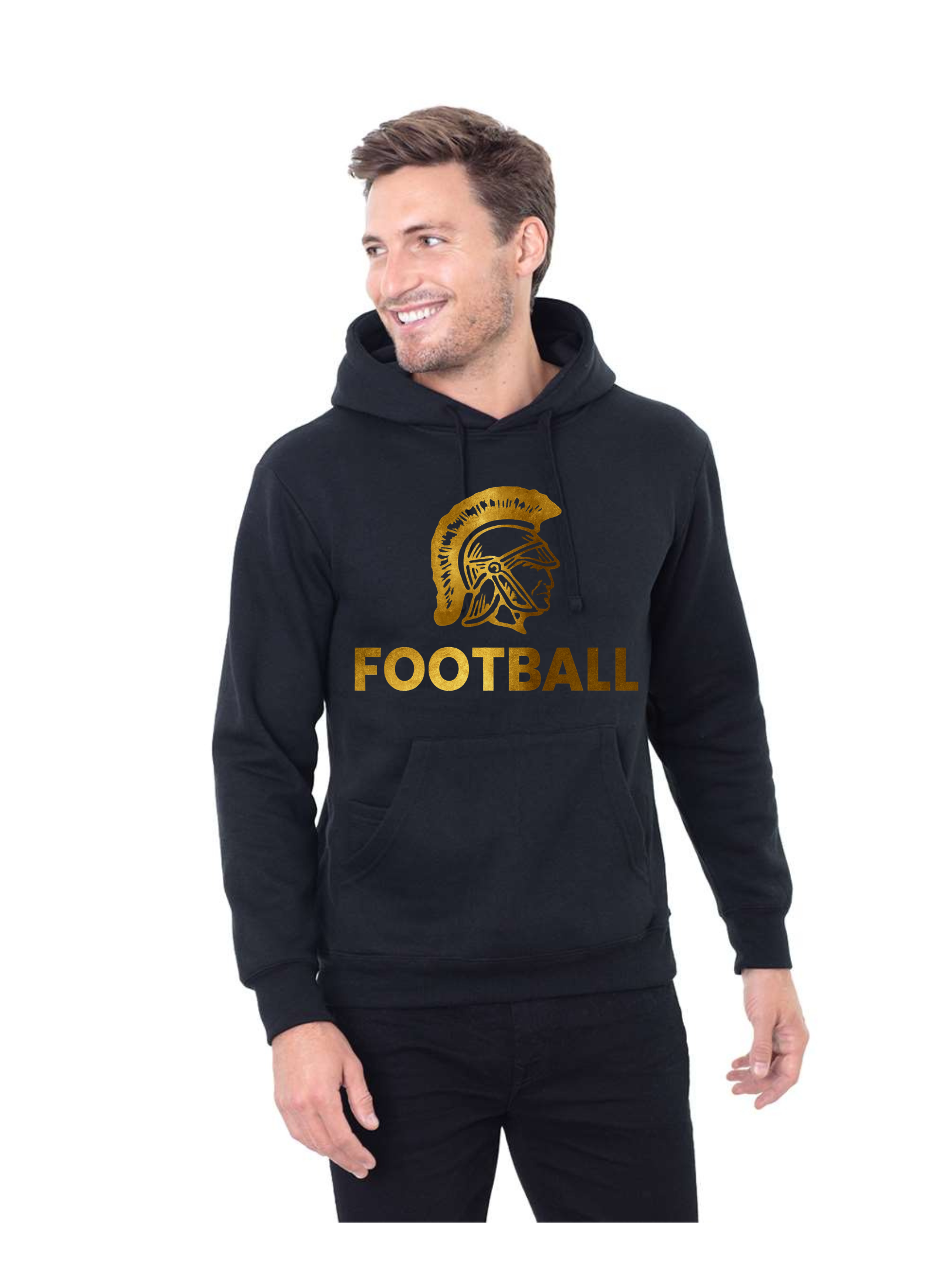 Men's Trojan Football Hooded Sweatshirt