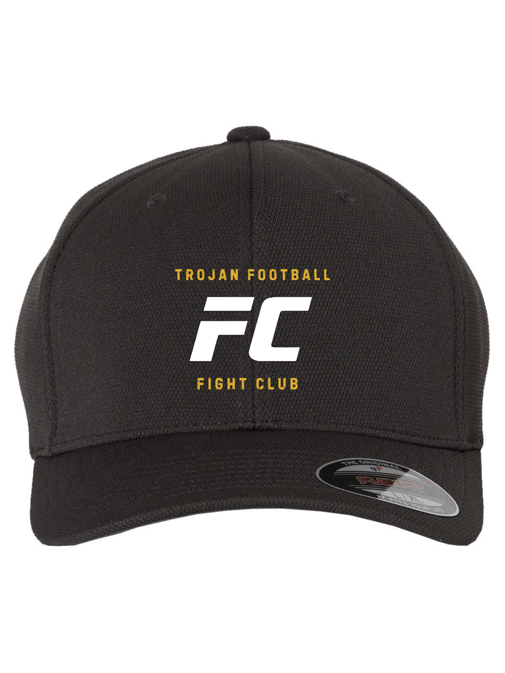 Fight Club Fitted Hat - Black and White