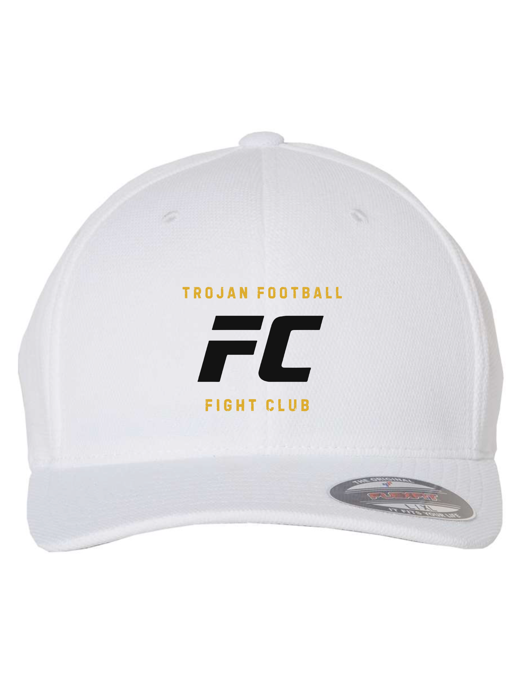 Fight Club Fitted Hat - Black and White