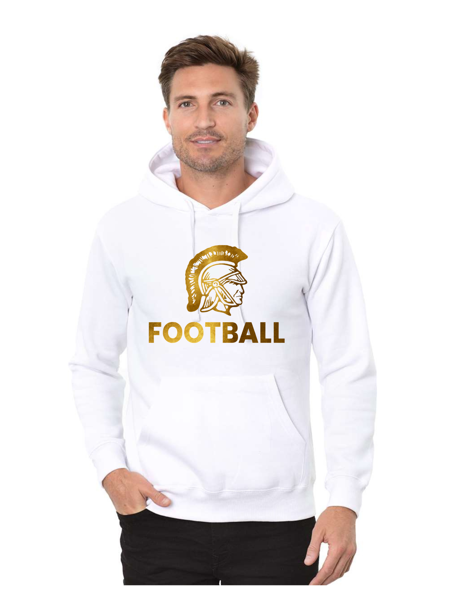Men's Trojan Football Hooded Sweatshirt